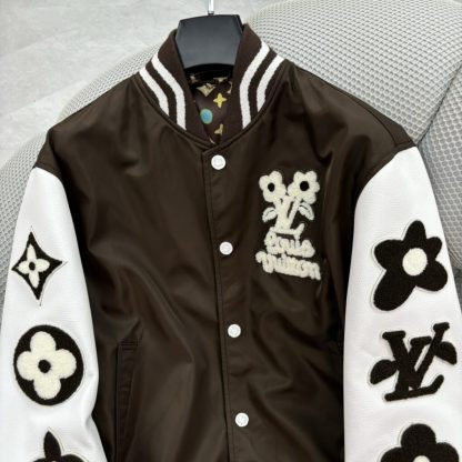 Replica Louis Vuitton Embroidered Varsity Jacket For Men 1AFPWZ #3857 - Image 8