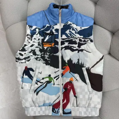 Replica Louis Vuitton Men's Sleeveless Quilted Vest 1AGJR6 #3906 - Image 4