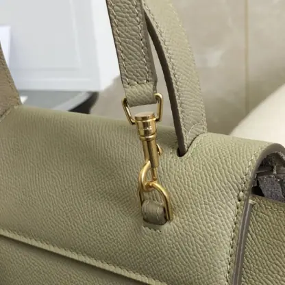 REPLICA CELINE NANO BELT BAG IN GRAINED CALFSKIN LIGHT TAUPE #3930 - Image 2