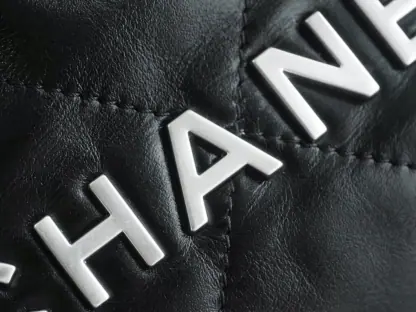 REPLICA CHANEL 22 MINI HANDBAG CALFSKIN BLACK & SLIVER HARDWARE 2025 #4043 - Image 13