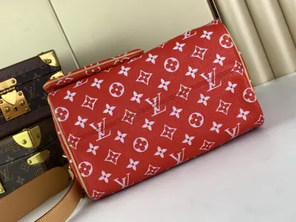 Replica Louis Vuitton Speedy P9 Bandoulière 25 M24425 Red #3997 - Image 2
