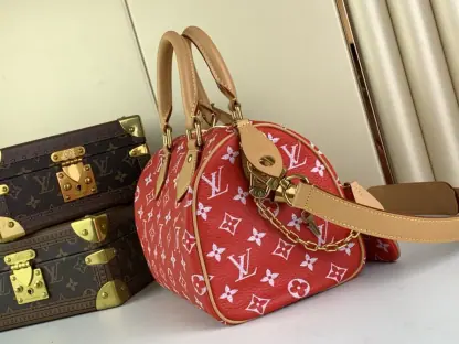 Replica Louis Vuitton Speedy P9 Bandoulière 25 M24425 Red #3997 - Image 9