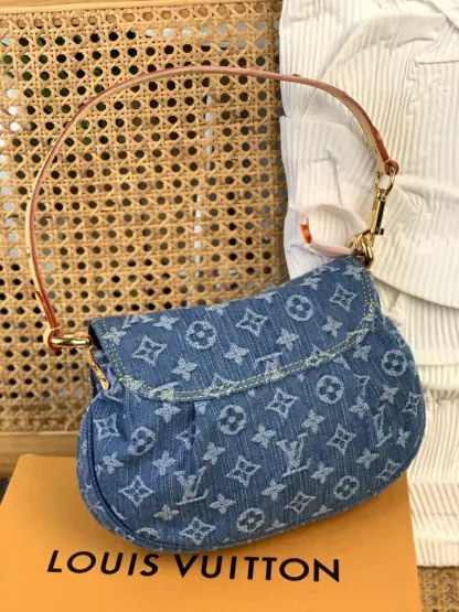 Replica Louis Vuitton Monogram Denim Sunset Handbag M46829 #4097 - Image 6