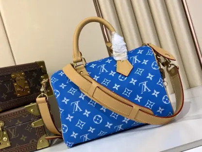 Replica Louis Vuitton Speedy P9 Bandoulière 25 M24424 Blue #3995 - Image 2