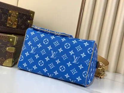 Replica Louis Vuitton Speedy P9 Bandoulière 25 M24424 Blue #3995 - Image 7
