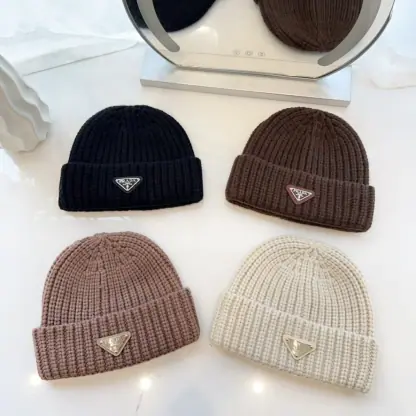 Replica Prada Wool and cashmere beanie Hat #4092 - Image 7