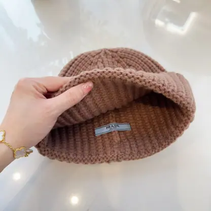 Replica Prada Wool and cashmere beanie Hat #4092 - Image 6