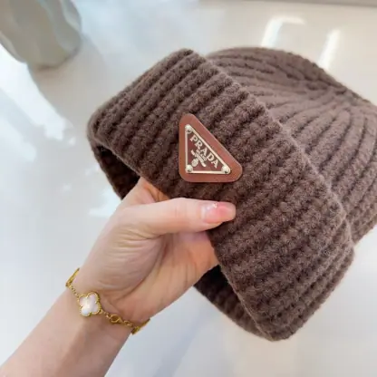 Replica Prada Wool and cashmere beanie Hat #4094 - Image 6