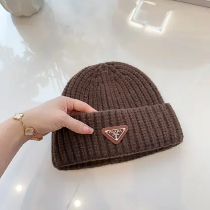 Replica Prada Wool and cashmere beanie Hat #4094 - Image 5