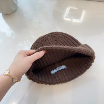 Replica Prada Wool and cashmere beanie Hat #4094 - Image 3
