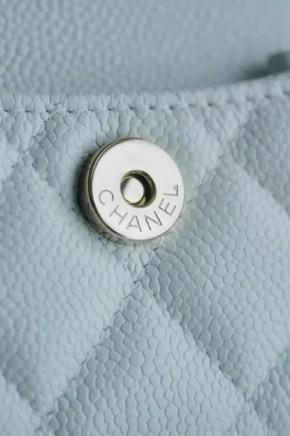REPLICA CHANEL CLASSIC MINI BACKPACK CAVIAR WHITE #4035 - Image 11