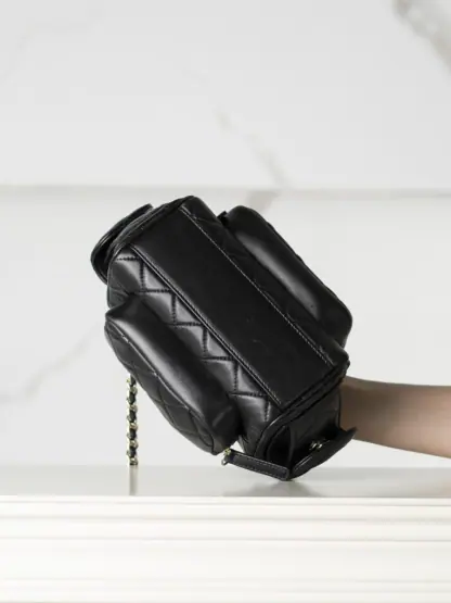 REPLICA CHANEL SMALL CAMERA CASE BLACK #4032 - Image 2
