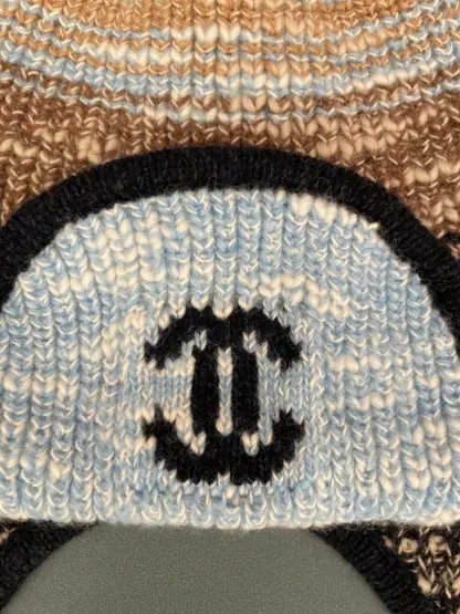 Replica CHANEL Wool Skiing Hat Multicolor 2025 #4085 - Image 5
