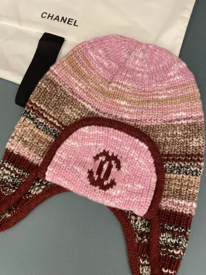 Replica CHANEL Wool Skiing Hat Multicolor 2025 #4084 - Image 6