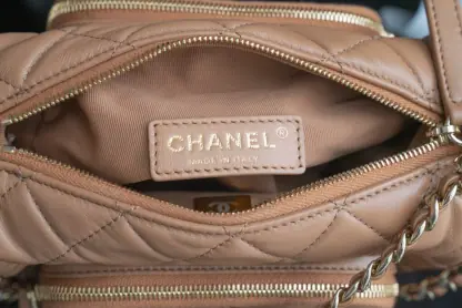 REPLICA CHANEL SMALL CAMERA CASE CARAMEL #4033 - Image 6