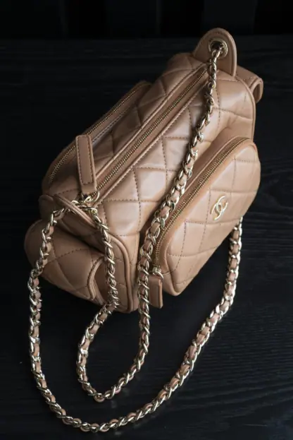 REPLICA CHANEL SMALL CAMERA CASE CARAMEL #4033 - Image 5