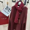Replica Loro Piana Vallé Scarf Cashmere Weathering Steel Melange #4014 - Image 6