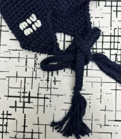 Replica Miu Miu Wool trapper hat with Scarf #4079 - Image 15