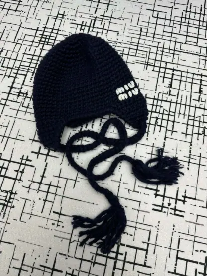 Replica Miu Miu Wool trapper hat with Scarf #4079 - Image 18