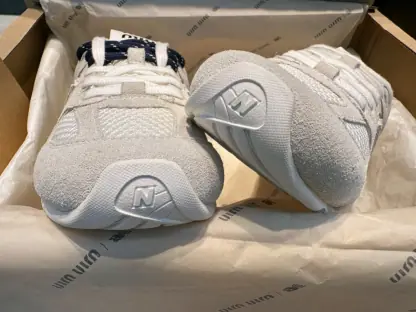 Replica New Balance X Miu Miu 530 SL suede and mesh sneakers #4030 - Image 10