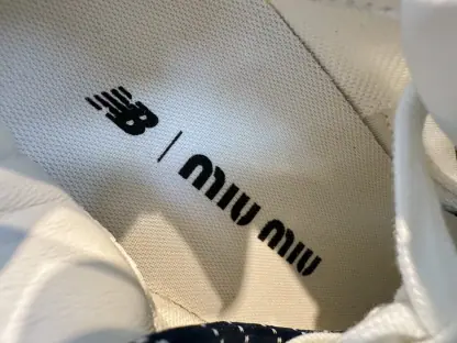 Replica New Balance X Miu Miu 530 SL suede and mesh sneakers #4030 - Image 13