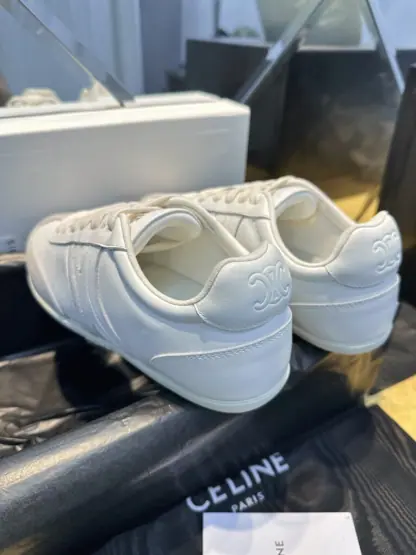 REPLICA CELINE JOGGER LOW LACE-UP SNEAKER IN CALFSKIN & SUEDE CALFSKIN #3924 - Image 11
