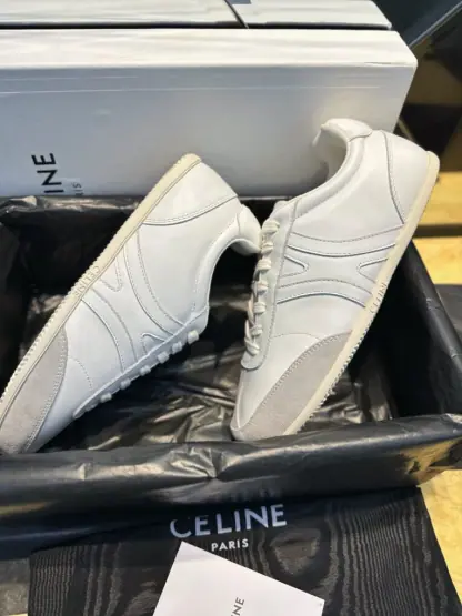 REPLICA CELINE JOGGER LOW LACE-UP SNEAKER IN CALFSKIN & SUEDE CALFSKIN #3924 - Image 16