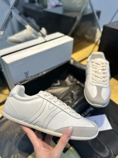 REPLICA CELINE JOGGER LOW LACE-UP SNEAKER IN CALFSKIN & SUEDE CALFSKIN #3924 - Image 17