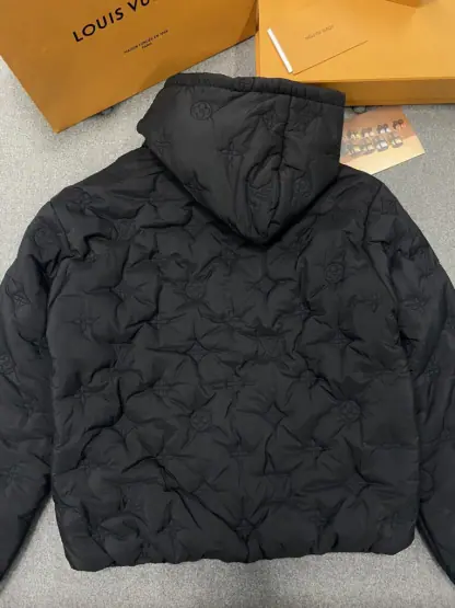 Replica Louis Vuitton Monogram Quilted Hooded Blouson 1AFA72 #3985 - Image 3