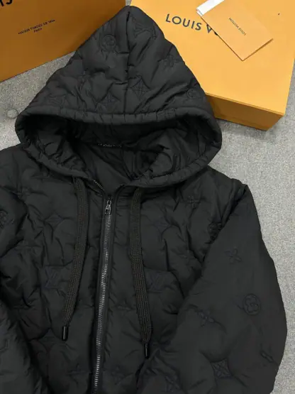 Replica Louis Vuitton Monogram Quilted Hooded Blouson 1AFA72 #3985 - Image 5