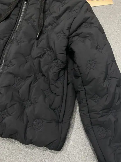 Replica Louis Vuitton Monogram Quilted Hooded Blouson 1AFA72 #3985 - Image 6