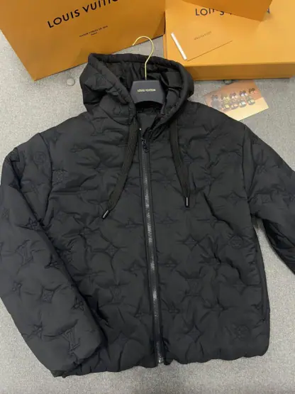 Replica Louis Vuitton Monogram Quilted Hooded Blouson 1AFA72 #3985 - Image 7