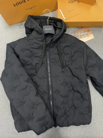 Replica Louis Vuitton Monogram Quilted Hooded Blouson 1AFA72 #3985 - Image 8