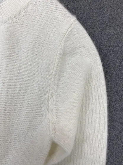 Replica Louis Vuitton Brushed Knit Jumper 1AGHCT White #3988 - Image 13