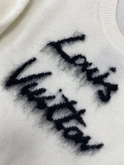 Replica Louis Vuitton Brushed Knit Jumper 1AGHCT White #3988 - Image 19