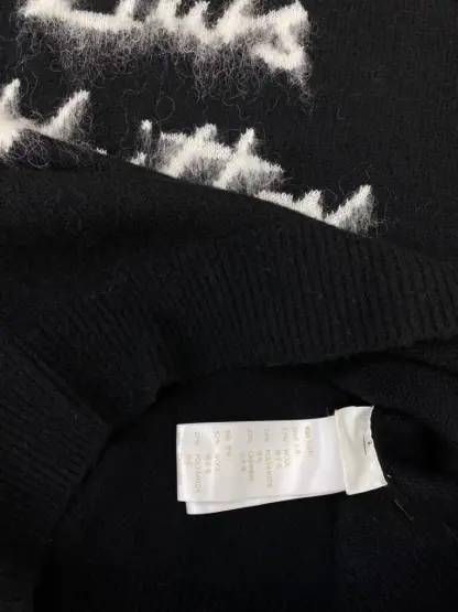 Replica Louis Vuitton Brushed Knit Jumper 1AGHCT Black #3987 - Image 12