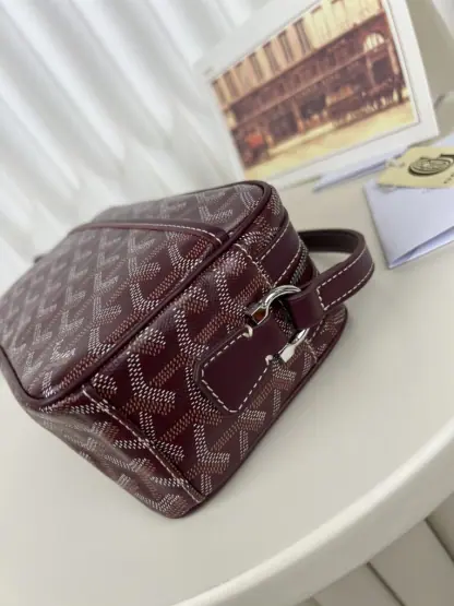 Replica Goyard Cap-Vert PM Bag Burgundy #4057 - Image 10