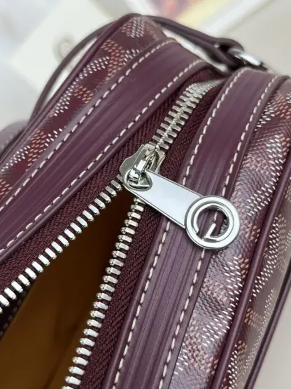Replica Goyard Cap-Vert PM Bag Burgundy #4057 - Image 11
