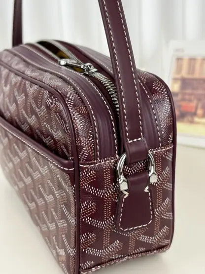 Replica Goyard Cap-Vert PM Bag Burgundy #4057 - Image 18