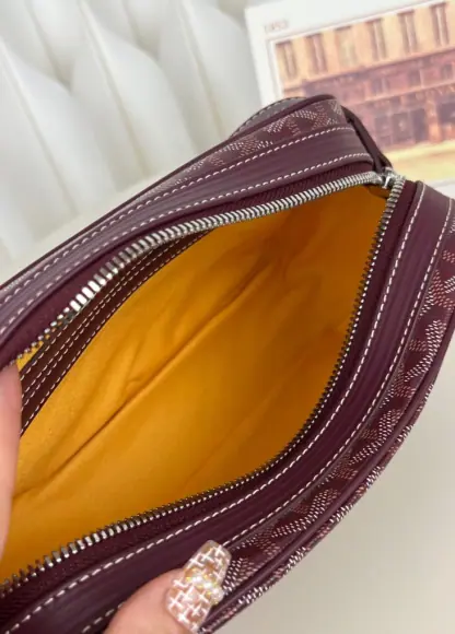 Replica Goyard Cap-Vert PM Bag Burgundy #4057 - Image 13