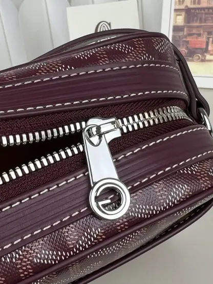 Replica Goyard Cap-Vert PM Bag Burgundy #4057 - Image 14