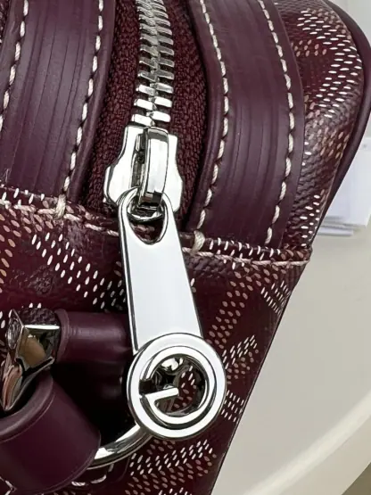 Replica Goyard Cap-Vert PM Bag Burgundy #4057 - Image 22