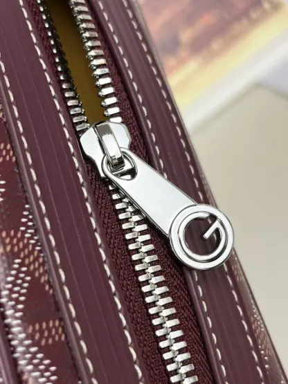 Replica Goyard Cap-Vert PM Bag Burgundy #4057 - Image 23