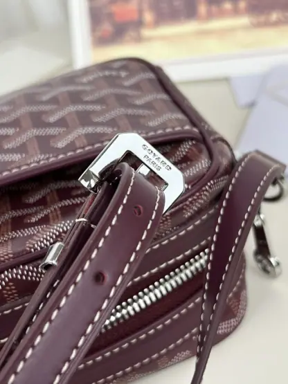 Replica Goyard Cap-Vert PM Bag Burgundy #4057 - Image 20