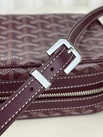 Replica Goyard Cap-Vert PM Bag Burgundy #4057 - Image 21
