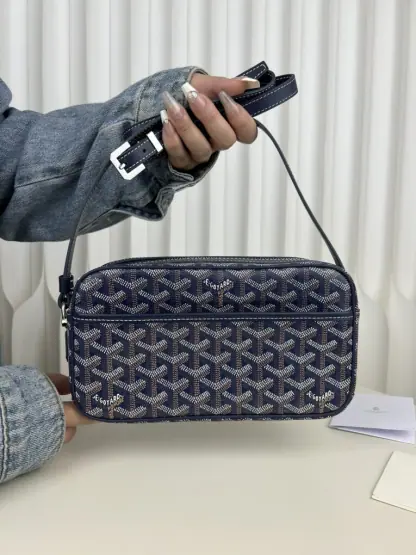 Replica Goyard Cap-Vert PM Bag Navy Blue #4055 - Image 9