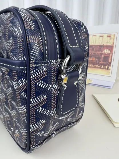 Replica Goyard Cap-Vert PM Bag Navy Blue #4055 - Image 13