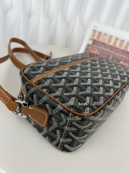Replica Goyard Cap-Vert PM Bag Black & Tan #4049 - Image 2