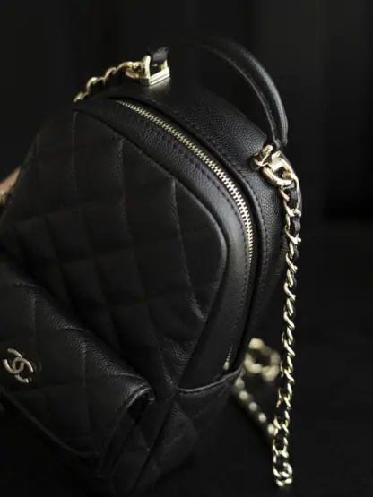 REPLICA CHANEL CLASSIC MINI BACKPACK BLACK #4034 - Image 15