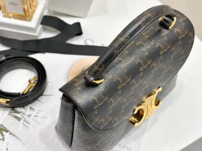 REPLICA CELINE TEEN NINO BAG IN TRIOMPHE CANVAS 118112 #3977 - Image 3